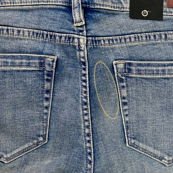 NWT BLANKNYC Kick Flare Crop Jeans Medium Wash Classiccore Closet Staple Size 27 - Picture 13 of 16